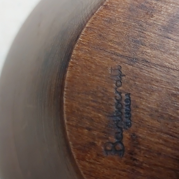 SALE! BARIBOCRAFT Canada Set of vintage wood bowls - Picture 6 of 7